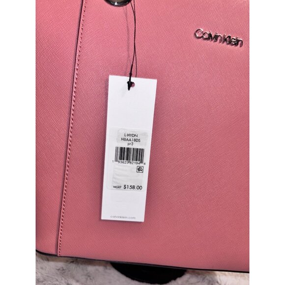 Calvin Klein Hayden Satchel Handbag Pink NWT - Picture 5 of 10